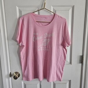 J.Crew Coral Seashell Graphic Tee